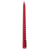 Jõuluküünal MagicHome, 25 cm, pak. 2 tk, punane, spiraal, keerd