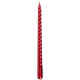 Jõuluküünal MagicHome, 25 cm, pak. 2 tk, punane, spiraal, keerd Jõuluküünal MagicHome, 25 cm, pak. 2 tk, punane, spiraal, keerd