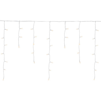 MagicHome Christmas MULTI CONNECT Icicle chain, 400 LED warm white, icicle, simple lighting, 230 V, 50 Hz, IP44, without source, exterior, lighting, L-10 m