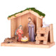Decoration MagicHome Christmas, Bethlehem, wood, polyresin, 15 cm Decoration MagicHome Christmas, Bethlehem, wood, polyresin, 15 cm