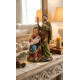 MagicHome Christmas decoration, Holy Family, polyresin, 25 cm