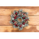 MagicHome Christmas wreath, natural, hanging, with bristles and stars, 39 cm MagicHome Christmas wreath, natural, hanging, with bristles and stars, 39 cm