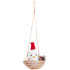 Рождественская фигурка MаgiсHome, Птица в гнезде, подвесное, 11,5x10x11 см
