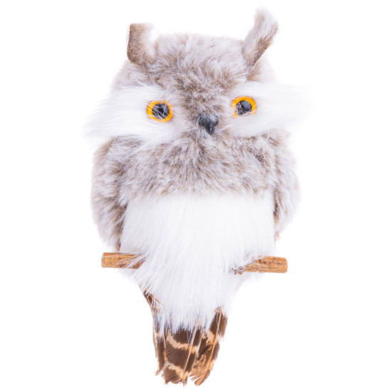 Jõulukuju Owl MagicHome jõulud, hall, ripp, 18x8x4,5 cm Jõulukuju Owl MagicHome jõulud, hall, ripp, 18x8x4,5 cm