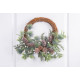 MagicHome Christmas wreath, wicker, with natural twigs, 48x41x11 cm MagicHome Christmas wreath, wicker, with natural twigs, 48x41x11 cm