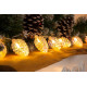 MagicHome Christmas Pine chain, 10x LED warm white, with cones, 2xAA, simple lighting, lighting, L-1.35 m MagicHome Christmas Pine chain, 10x LED warm white, with cones, 2xAA, simple lighting, lighting, L-1.35 m
