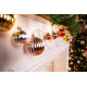 MagicHome Christmas Ball chain, 20x LED warm white, with balls, 2xAA, simple lighting, lighting, L-1.9 m