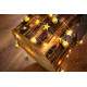 MagicHome Christmas Ball chain, 20x LED warm white, with balls and stars, gold, 2xAA, simple lighting, lighting, L-1.9 m MagicHome Christmas Ball chain, 20x LED warm white, with balls and stars, gold, 2xAA, simple lighting, lighting, L-1.9 m