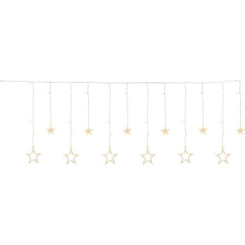 LED vanik kardinatele MagicHome Christmas, 138x LED, soe valge, tähtedega, 230V, 8 funktsiooni, valgustus, L-220x60/90 cm