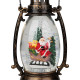 Lantern MagicHome Christmas Retro, LED, with Santa, with glitter, black, 3xAA, plastic, 13x11x24/35 cm Lantern MagicHome Christmas Retro, LED, with Santa, with glitter, black, 3xAA, plastic, 13x11x24/35 cm