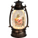 Lantern MagicHome Christmas Retro, LED, with Santa, with glitter, black, 3xAA, plastic, 13x11x24/35 cm Lantern MagicHome Christmas Retro, LED, with Santa, with glitter, black, 3xAA, plastic, 13x11x24/35 cm