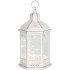 Lantern MagicHome Christmas Morocco, 30x mLED, white, 3xAAA, plastic, timer, 18x15x32 cm