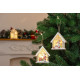 Jõulukaunistus MagicHome, Lumememm majas, LED, rippuv, 9,2x3x10,4 cm Jõulukaunistus MagicHome, Lumememm majas, LED, rippuv, 9,2x3x10,4 cm