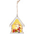 Новогоднее украшение MagicHome, Санта в доме, светодиодное, подвесное, 9x3x10,4 см