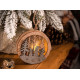 Новогоднее украшение MagicHome, Снеговик в шаре, LED, подвесное, МДФ, 8,5x2x8,5 см Новогоднее украшение MagicHome, Снеговик в шаре, LED, подвесное, МДФ, 8,5x2x8,5 см