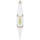 MagicHome Christmas ornament, pack. 4 pcs, red-green, with decoration, for the Christmas tree, 3x15 cm