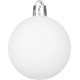 MagicHome Christmas balls, set, 50 pcs, 4-5 cm, white, star, garland, cone, for the Christmas tree MagicHome Christmas balls, set, 50 pcs, 4-5 cm, white, star, garland, cone, for the Christmas tree