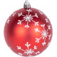 MagicHome Christmas balls, 14 pcs, red-white, with decoration, for Christmas tree, 8 cm, Sellbox 24 tubes MagicHome Christmas balls, 14 pcs, red-white, with decoration, for Christmas tree, 8 cm, Sellbox 24 tubes