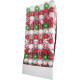 MagicHome Christmas balls, 14 pcs, red-white, with decoration, for Christmas tree, 8 cm, Sellbox 24 tubes MagicHome Christmas balls, 14 pcs, red-white, with decoration, for Christmas tree, 8 cm, Sellbox 24 tubes