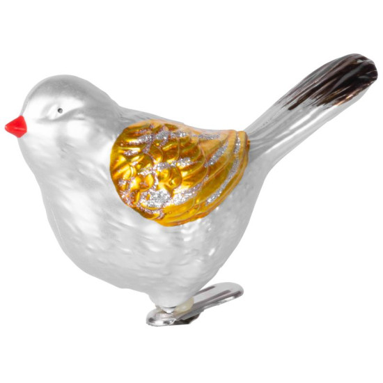 MagicHome Christmas ornament, pack. 2 pcs, birds, for the Christmas tree, 11 cm MagicHome Christmas ornament, pack. 2 pcs, birds, for the Christmas tree, 11 cm