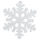 MagicHome Christmas decoration, 12 pcs, snowflake, white, for Christmas tree, 10 cm MagicHome Christmas decoration, 12 pcs, snowflake, white, for Christmas tree, 10 cm