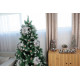 Flower MagicHome Christmas, Poinssetia, silver, stem, flower size: 35 cm