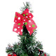 MagicHome Christmas tree, decorated, red, 41 cm
