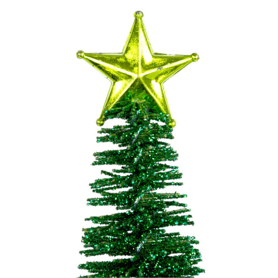 MagicHome Christmas tree, sparkling with a star, 30 cm MagicHome Christmas tree, sparkling with a star, 30 cm