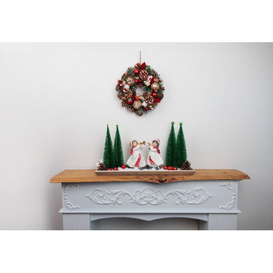 MagicHome Christmas tree, sparkling with a star, 30 cm MagicHome Christmas tree, sparkling with a star, 30 cm
