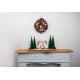 MagicHome Christmas tree, sparkling with a star, 30 cm MagicHome Christmas tree, sparkling with a star, 30 cm