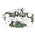 MagicHome Christmas wreath, Advent, white, 25 cm