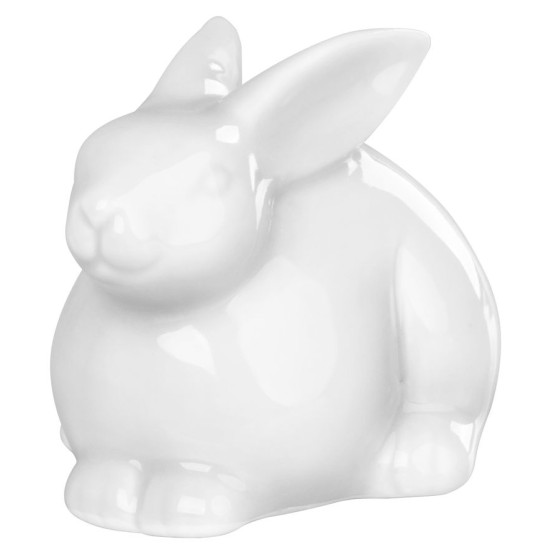 Декоративная садовая фигурка MаgiсHome, Кролик, белый, фарфор, 10,4x7,3x7,1 см Декоративная садовая фигурка MаgiсHome, Кролик, белый, фарфор, 10,4x7,3x7,1 см