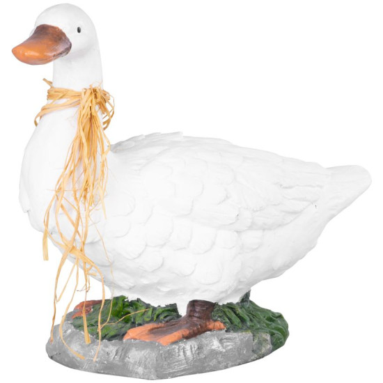 Decoration MagicHome, Goose, grey, ceramic, 44x20x37 cm Decoration MagicHome, Goose, grey, ceramic, 44x20x37 cm