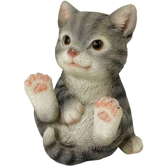 Decoration MagicHome, Kitten, polyresin, 8,3x8,2x11,5 cm