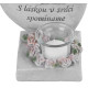 Dekoratsioon MagicHome, Inglitega süda, polüresiin, haua jaoks, 15,5x12x17,5 cm Dekoratsioon MagicHome, Inglitega süda, polüresiin, haua jaoks, 15,5x12x17,5 cm