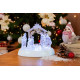 LED jõulukaunistus MagicHome Bethlehem, 7x LED, 3xAAA, akrüül, 19,5x14x17,5 cm