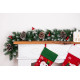 Гирлянда MagicHome Christmas, Ягодная, 180 см, 150 ветвей