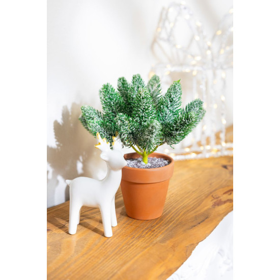 Dekoratiivne kaunistus MagicHome, oksad potis, lumine, 20 cm Dekoratiivne kaunistus MagicHome, oksad potis, lumine, 20 cm