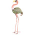 Decoration MagicHome Mecco, Flamingo, tin, 37x19x85 cm