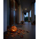 MagicHome Nature decoration, Smiling pumpkin, terracotta, 13x10x15 cm
