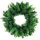 MagicHome Christmas wreath, natural, 45 cm, 160 branches, EXTRA THICK