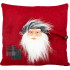 MagicHome Christmas pillow, Santa, red, 30x30 cm