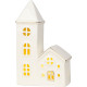 MagicHome украшение, Дом с церковью, светодиодный, белый, фарфор, 11,2x5,5x17,4 см MagicHome украшение, Дом с церковью, светодиодный, белый, фарфор, 11,2x5,5x17,4 см