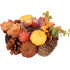 Ikebana MagicHome Nature, autumn, orange, for candle, 15x8 cm