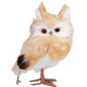 Owl MagicHome Christmas, brown, 7x9x15.5 cm
