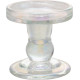 MagicHome Christmas candle stand, glass, 8.5x8.3 cm MagicHome Christmas candle stand, glass, 8.5x8.3 cm