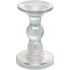 MagicHome Christmas candle stand, glass, 8.5x14 cm