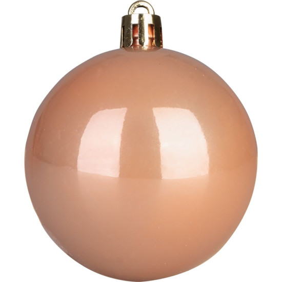 MagicHome Christmas balls, set, 65 pcs, rose gold, mix, for the Christmas tree