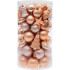 MagicHome Christmas balls, set, 65 pcs, rose gold, mix, for the Christmas tree