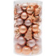 MagicHome Christmas balls, set, 65 pcs, rose gold, mix, for the Christmas tree